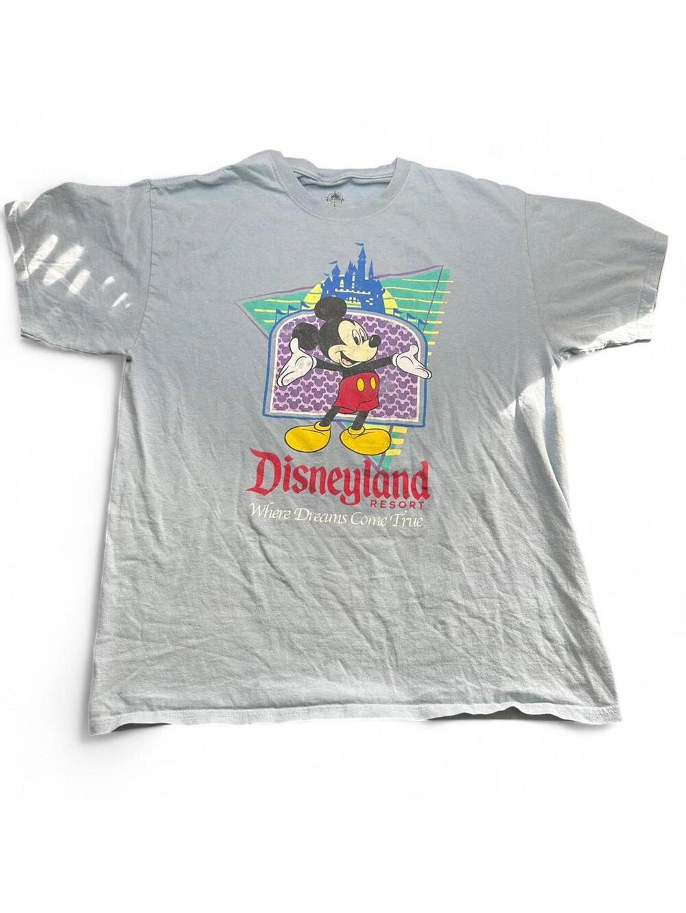 Disneyland Resort 90s Style Mickey Graphic Tee - Large